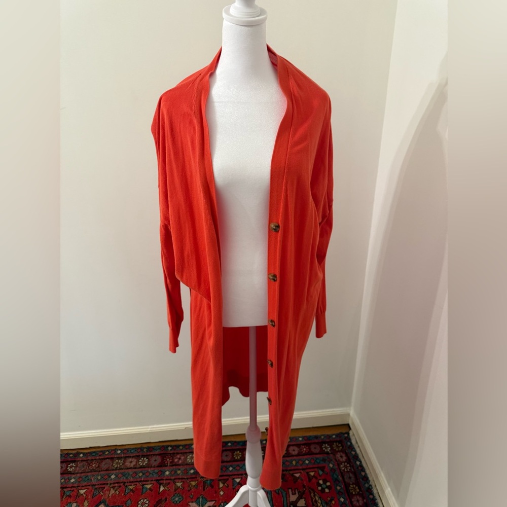 Ann Taylor Red Duster Size XL EUC